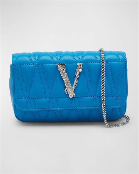 versace virtus quilted crossbody bag|mini virtus crossbody bag.